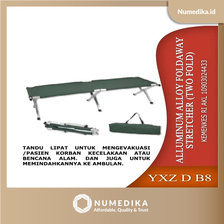 Aluminium Alloy Foldway Strecher (2 Fold) Nesco Tipe YXZ-D-B8